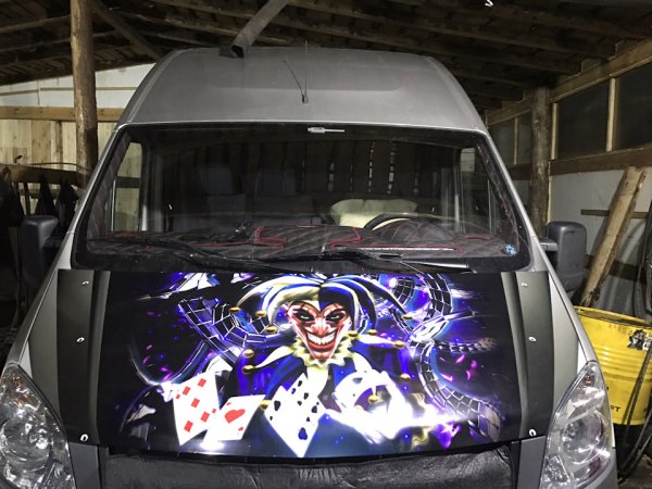 Наклейка на капот Газель Некст