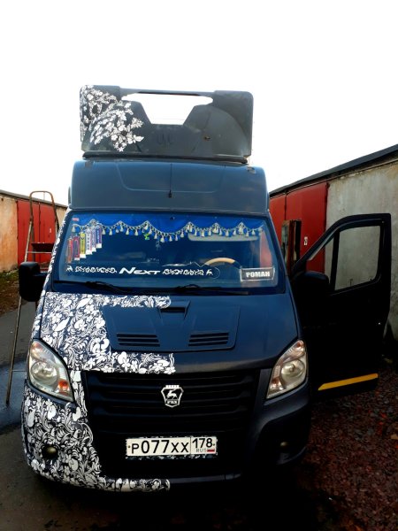 Обтекатель на Газель Некст со спальником