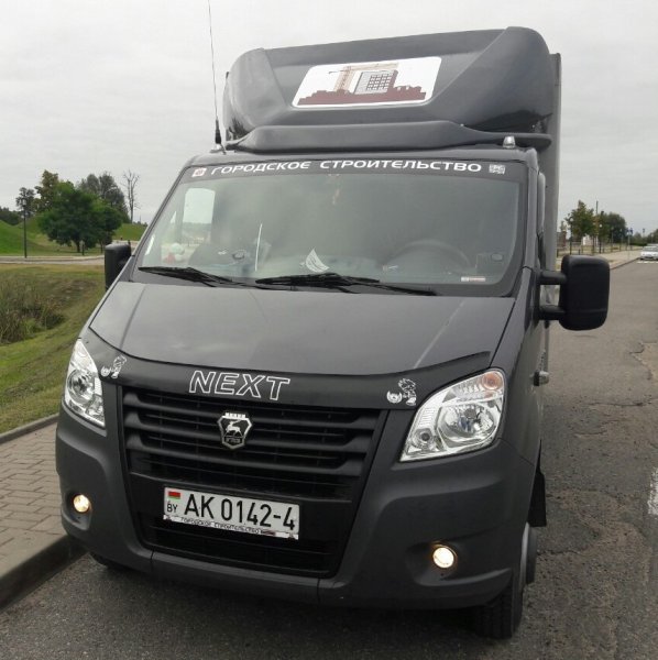 Next наклейка на Газель