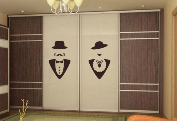 Наклейки на шифоньер