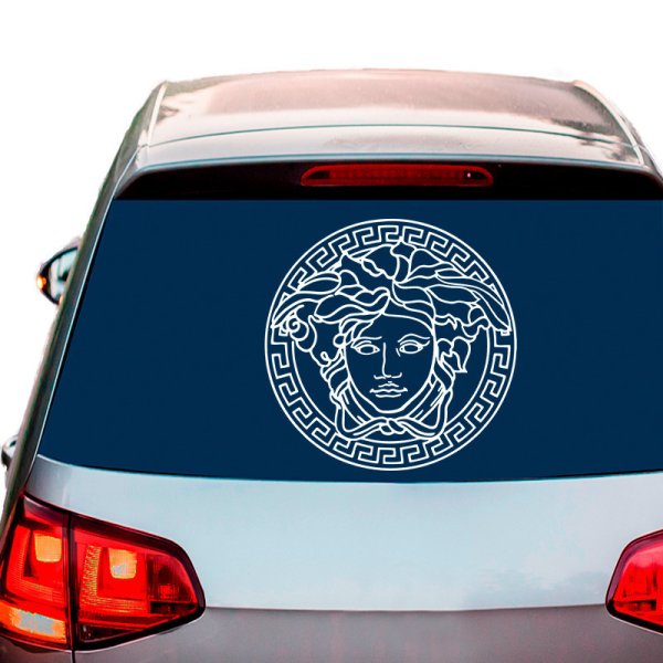 Наклейка Версаче белая