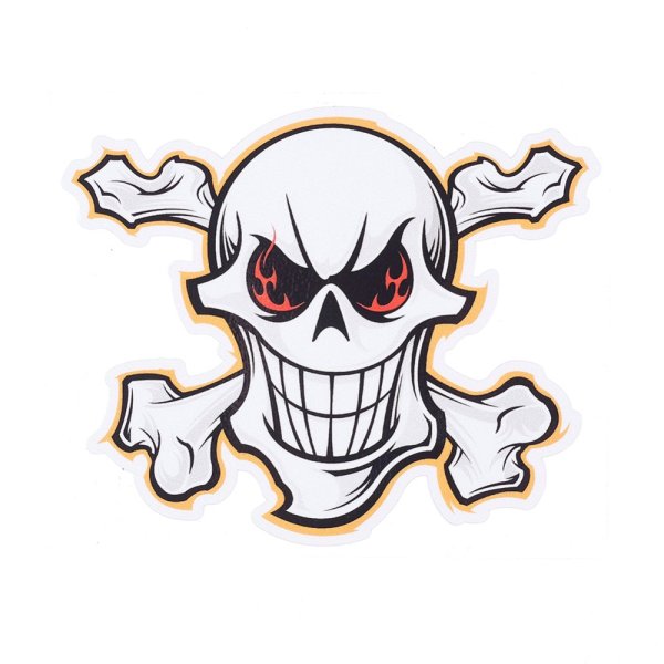 Крутые наклейки череп