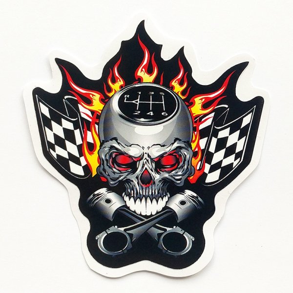 Череп Декаль