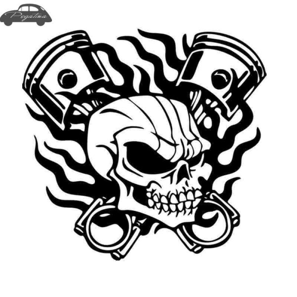 Поршень череп