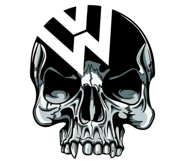 Наклейки на мотоцикл черепа