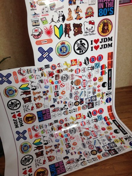 Наклейки обычные