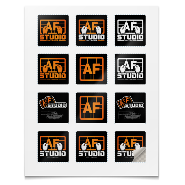 Стикеры квадратные