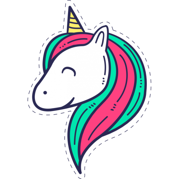 Наклейка Единорог