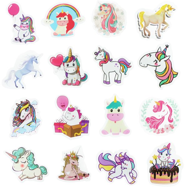 Наклейки с единорожками