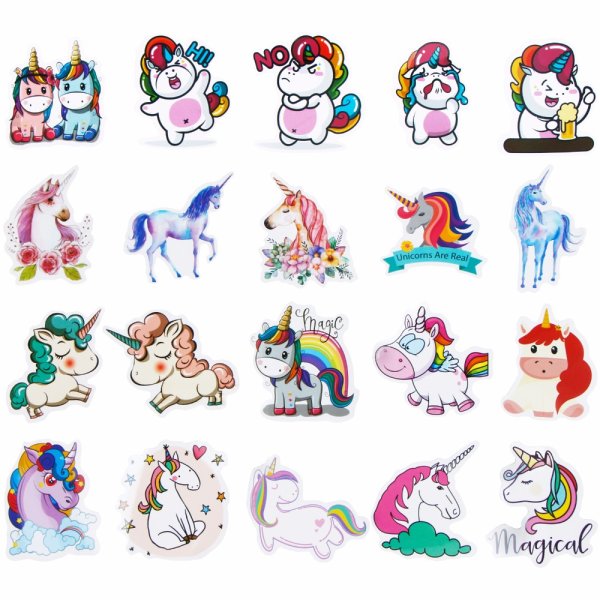 Наклейки с единорожками