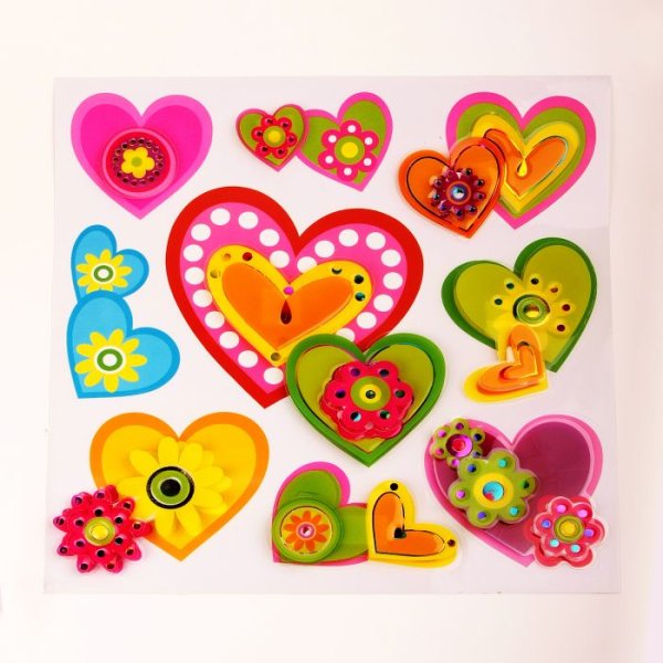 Наклейки акриловые стразы клеевые