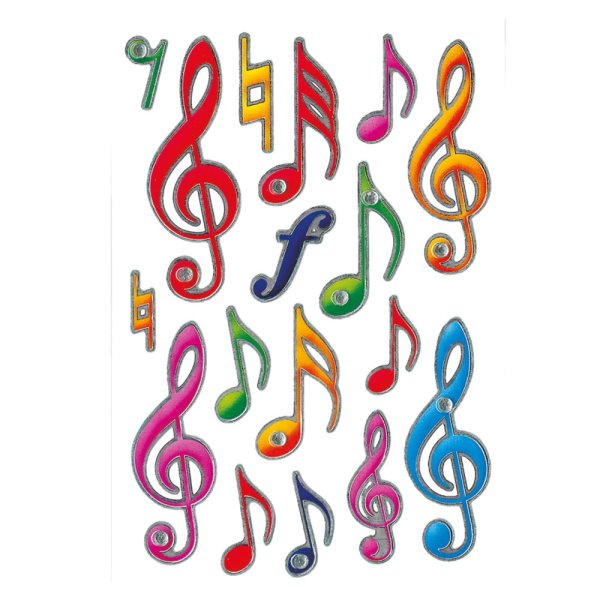 Наклейки и другое для тетрадки