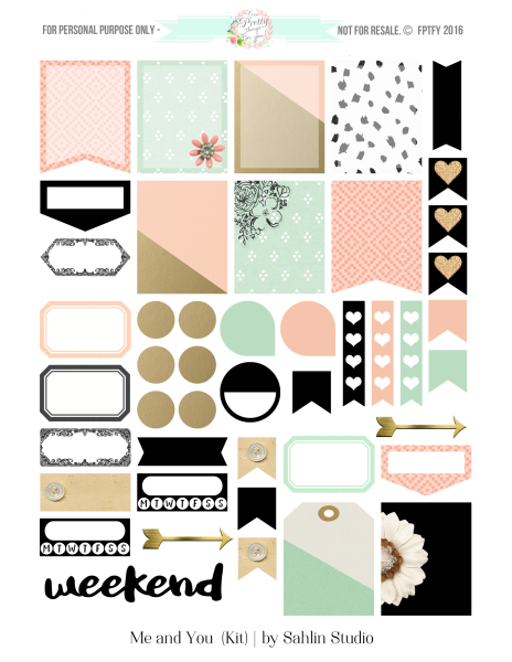 Стикеры для планера для печати