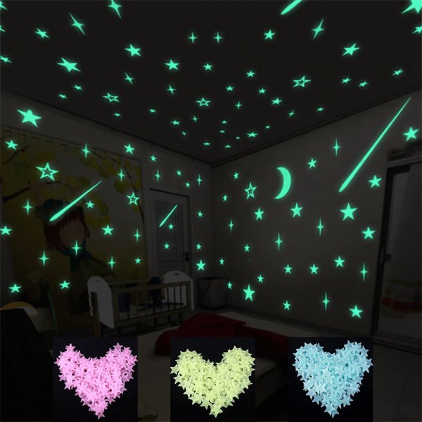 Светящиеся звезды на потолок