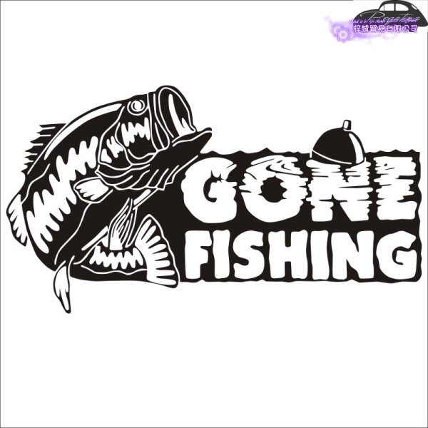 Рыболовные наклейки на авто