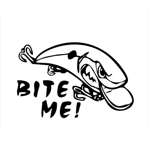 Наклейка на рыбалке