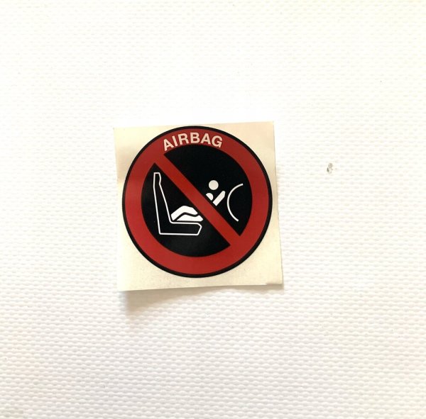 SRS Side airbag наклейка