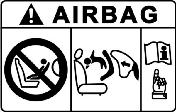 Значок в airbag Toyota