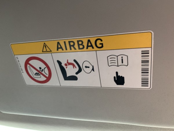 No airbags наклейка