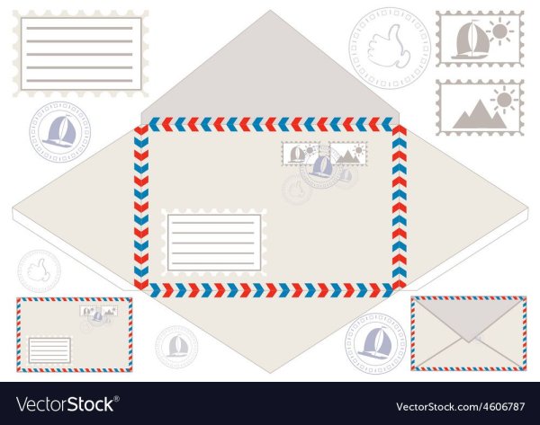 Конверт стикер