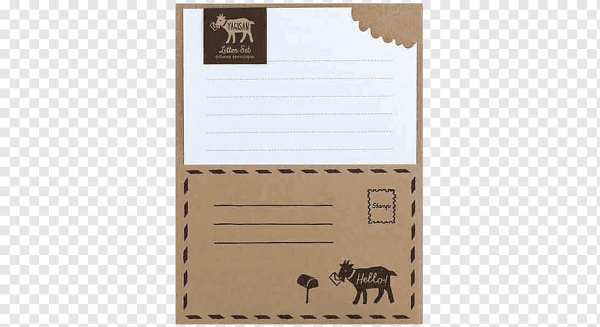 Конверт стикер