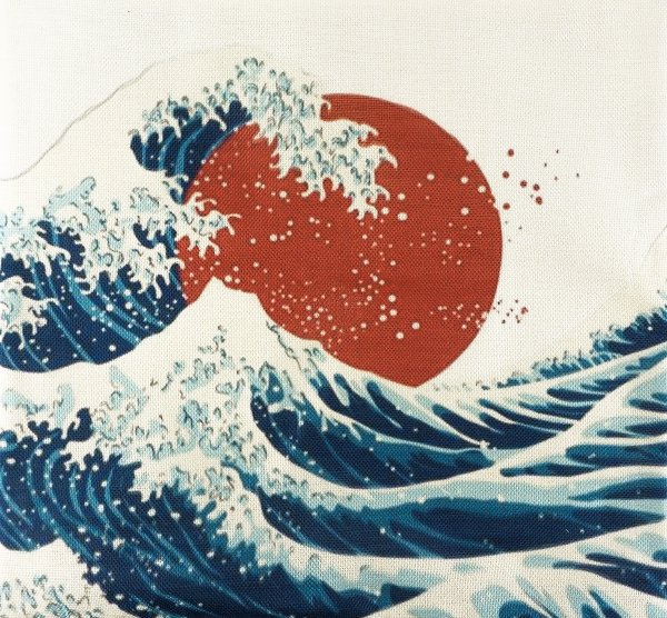 Большая волна в Канагаве арт