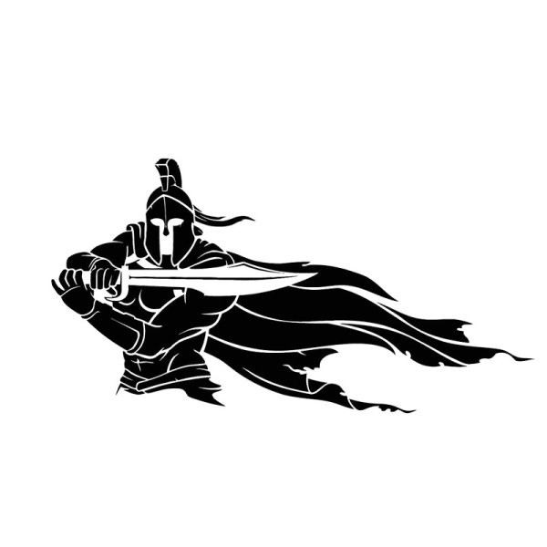 Наклейка Гладиатор на авто