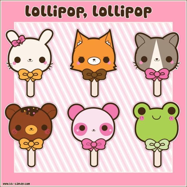 Наклейки кролики милые