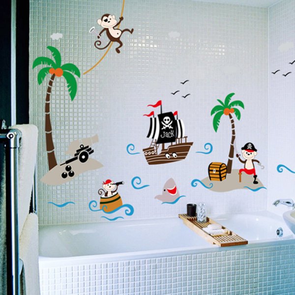 Наклейки в ванную