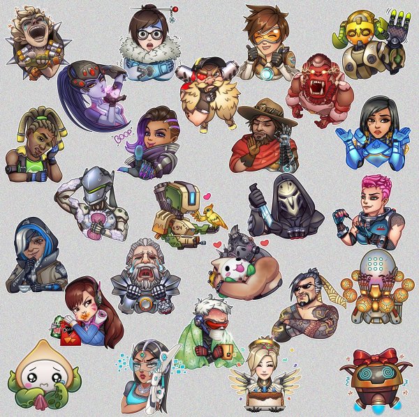 Наклейки с персонажами