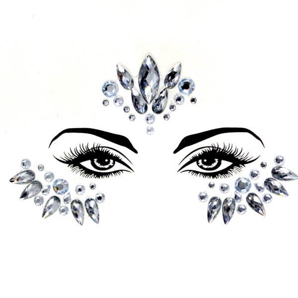 Стразы на лицо