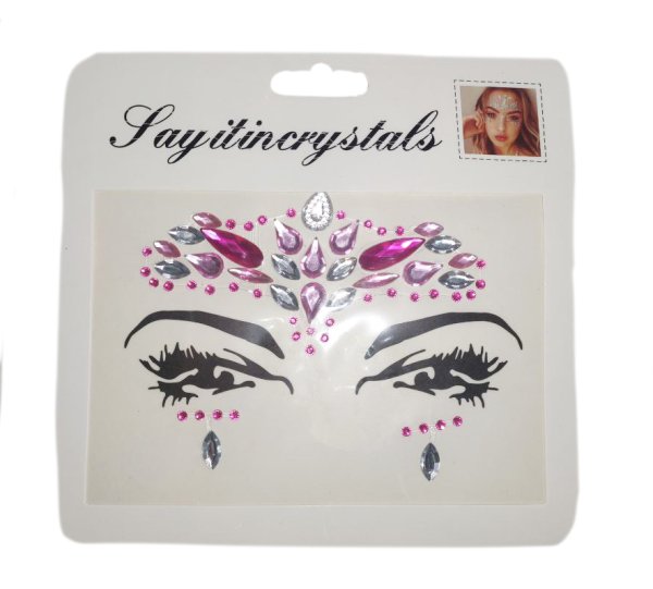 Блёстки для лица наклейки