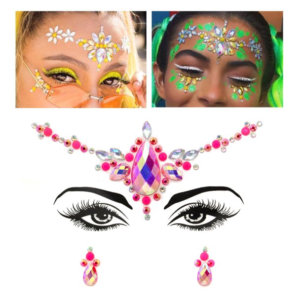 Наклейки на лицо