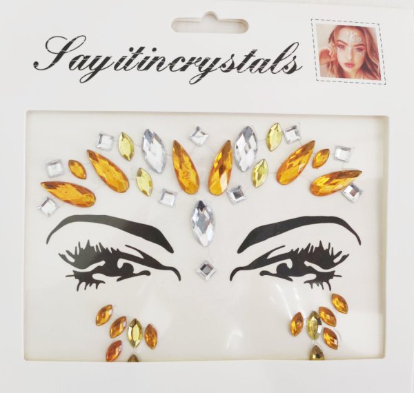 Стразы на лицо