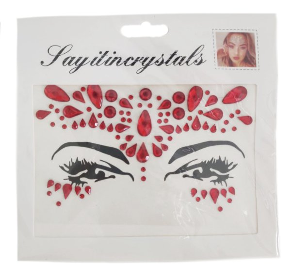 Стразы на лицо