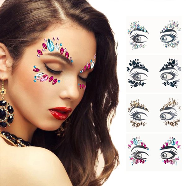 Наклейки на лицо