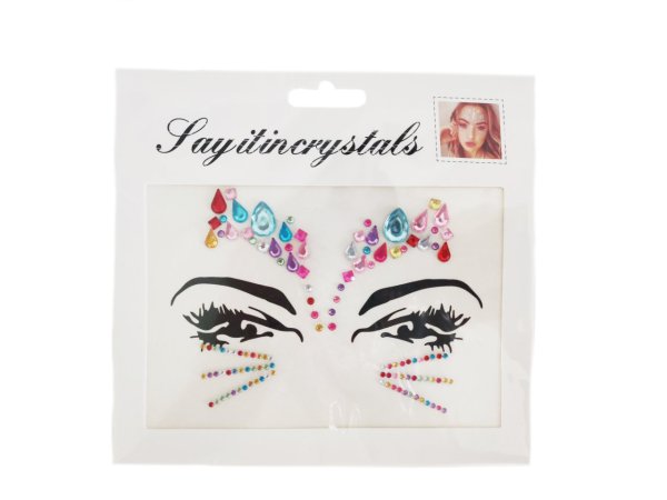 Наклейки на лицо для макияжа