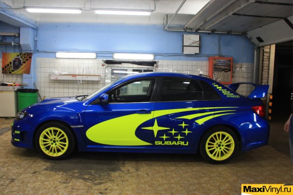 Наклейки Субару Импреза WRX STI