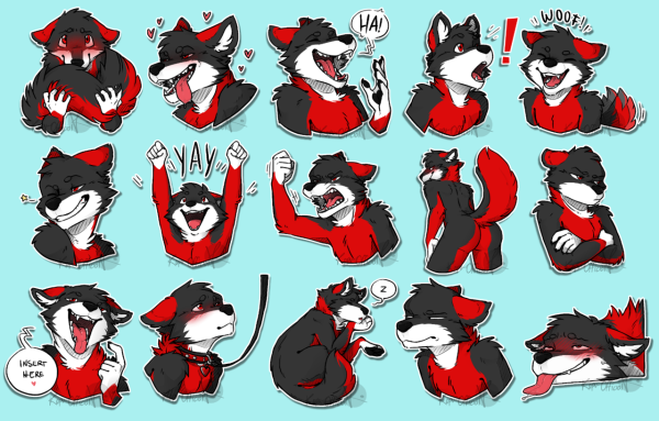 Фурри Стикеры