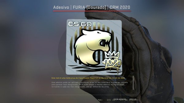 Furia CS go наклейка