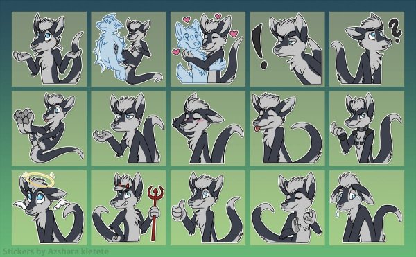 Фурри Стикеры