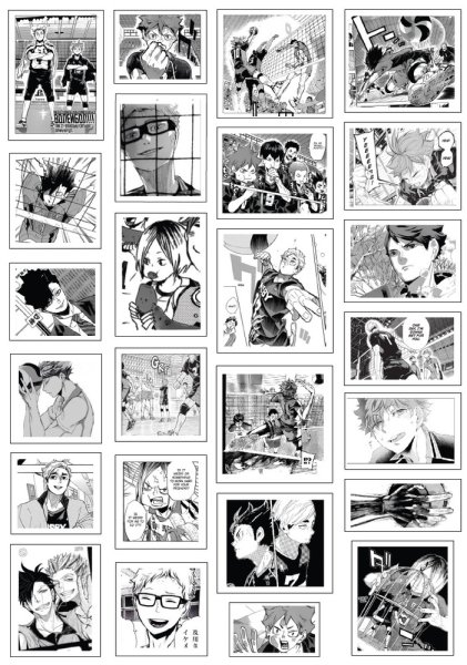 Виниловые наклейки манги