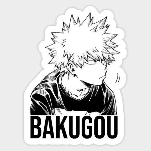 Манга Стикеры чб