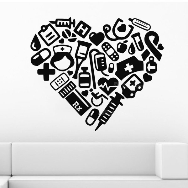 Стикеры с медицинской тематикой