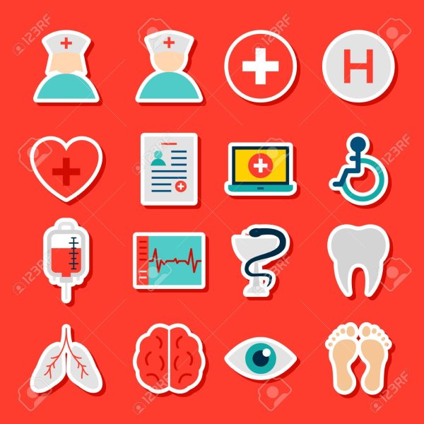 Наклейки с медицинской тематикой