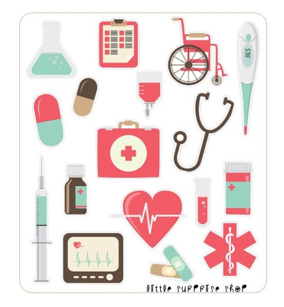 Медицинские Стикеры