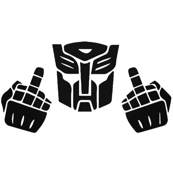 Значок трансформеров на машину