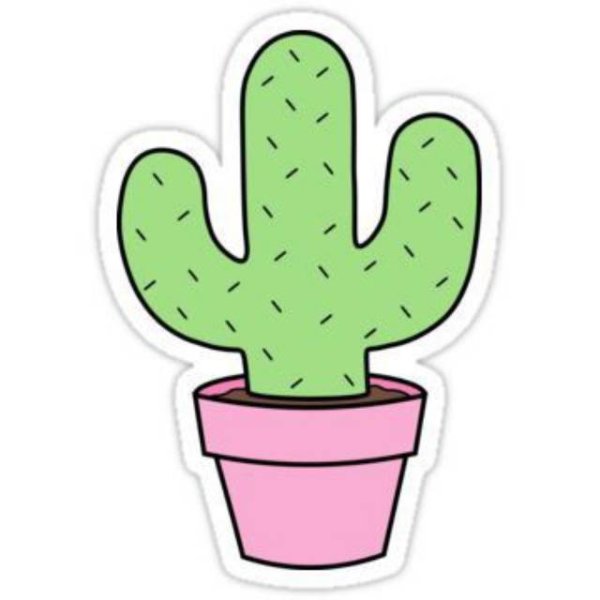 Милые Стикеры для срисовки кактусы