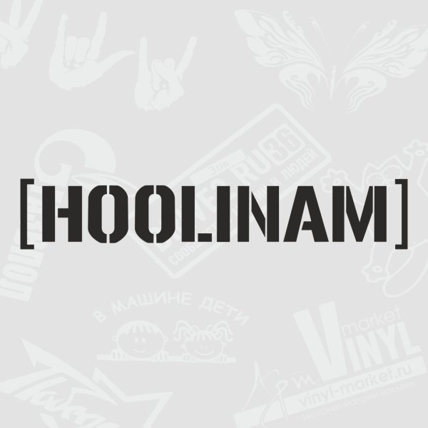 HOOLINAM наклейка на лобовое стекло