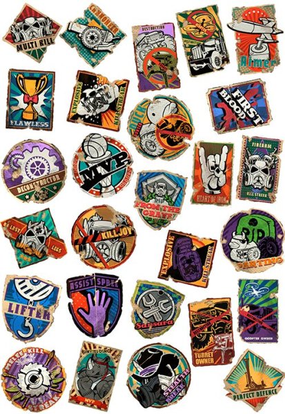 Наклейки из игр